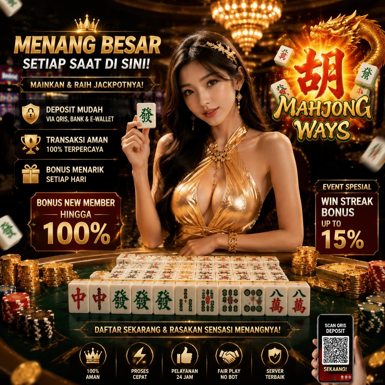 Galeri pratinjau visual poka88 build APK resmi terbaru